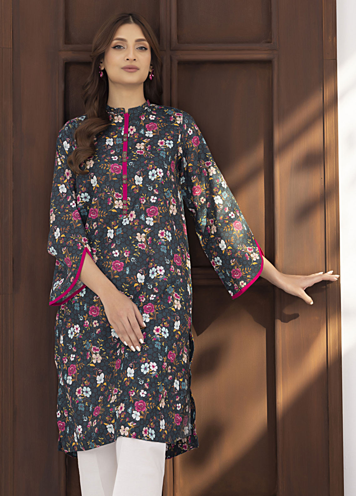 Lakhany Pret Printed Cambric Kurti LG-IZ-0074