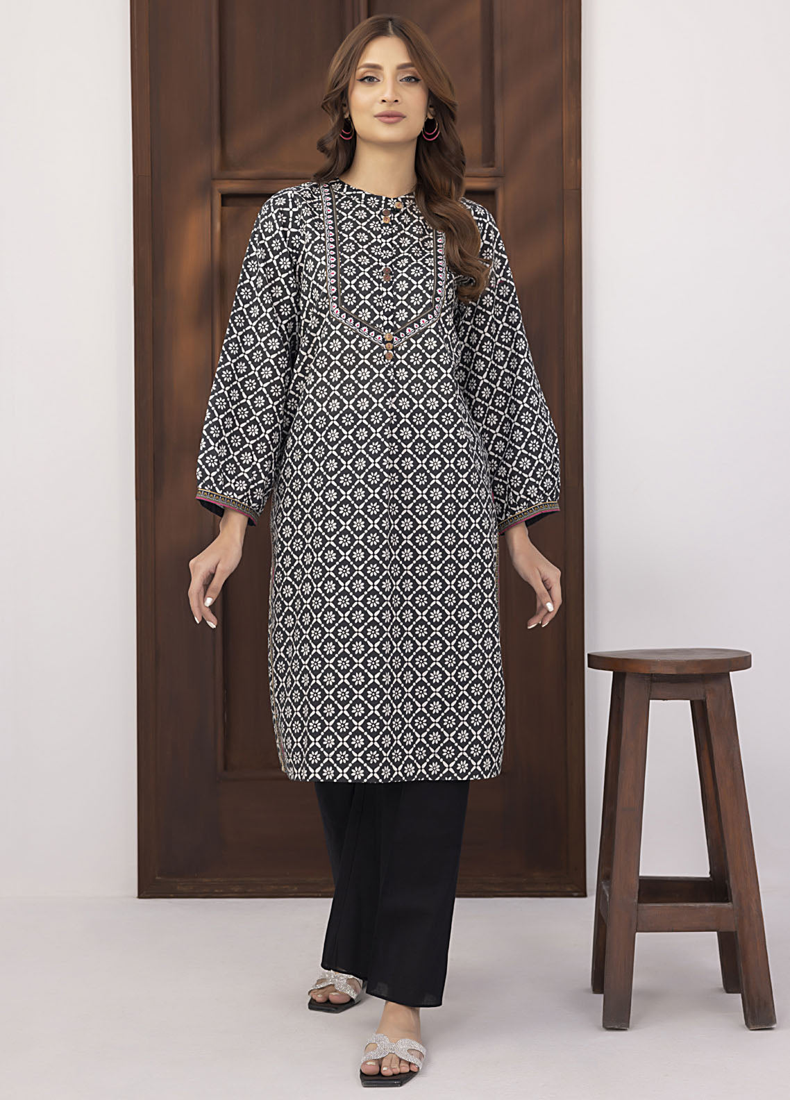 Lakhany Pret Printed Cambric Kurti LG-IZ-0076