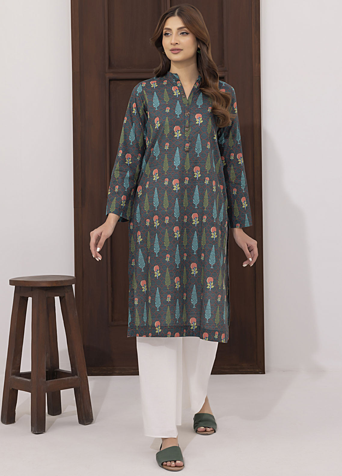 Lakhany Pret Printed Cambric Kurti LG-RM-0041