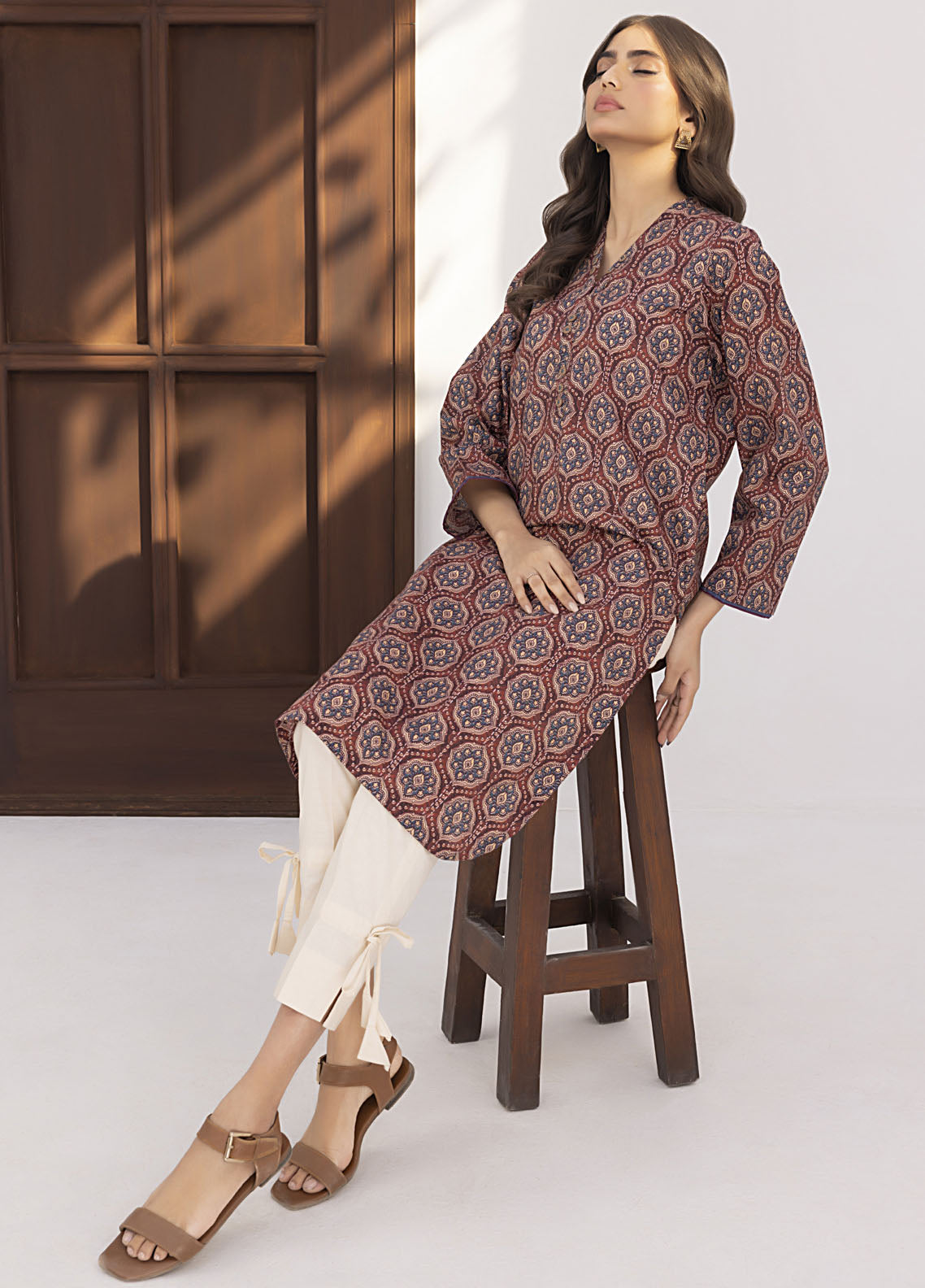 Lakhany Pret Printed Cambric Kurti LG-RM-0043