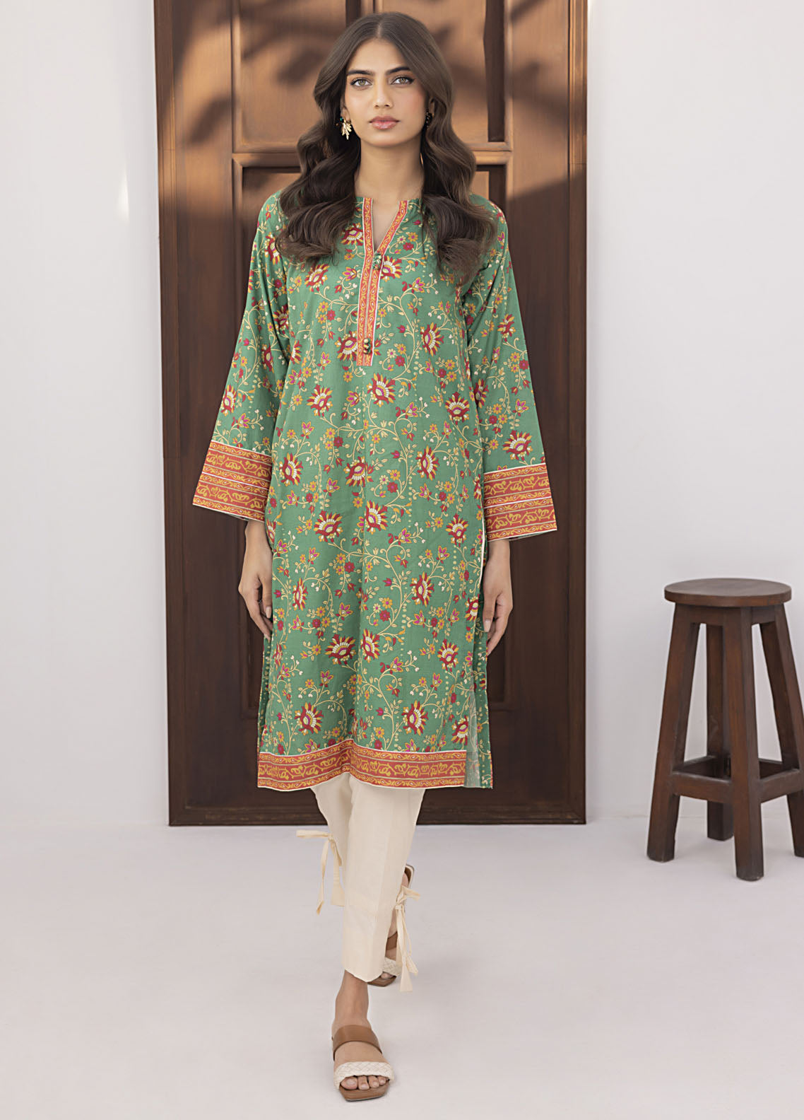 Lakhany Pret Printed Cambric Kurti LG-SR-0165