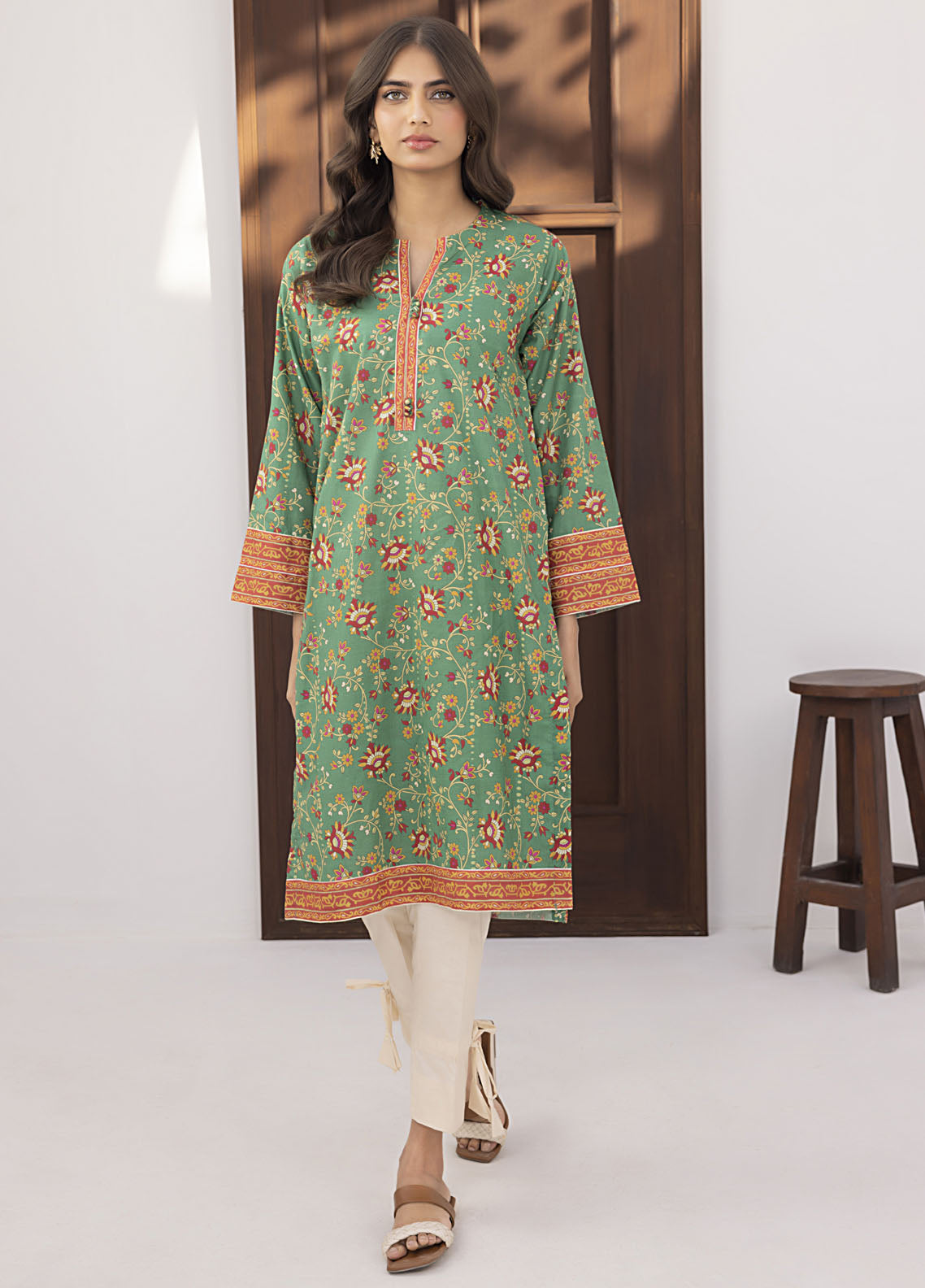 Lakhany Pret Printed Cambric Kurti LG-SR-0165