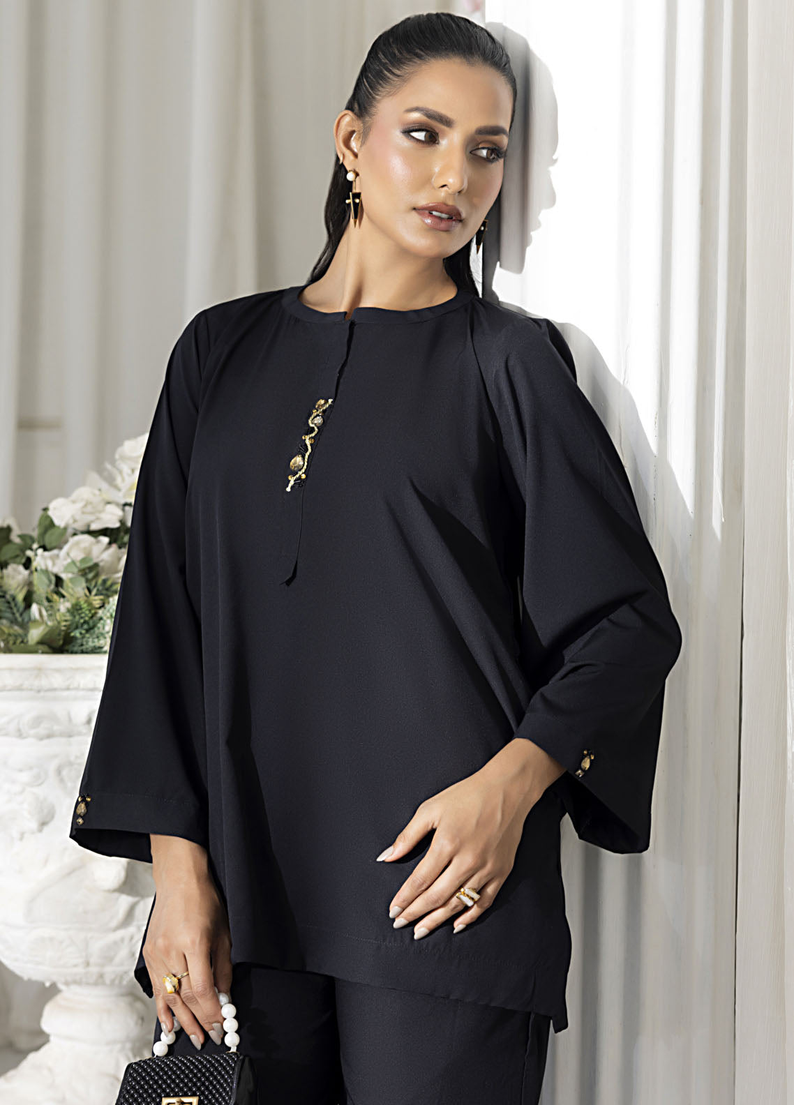 Lakhany Pret Solid Crepe 2 Piece Suit LG-UB-00139