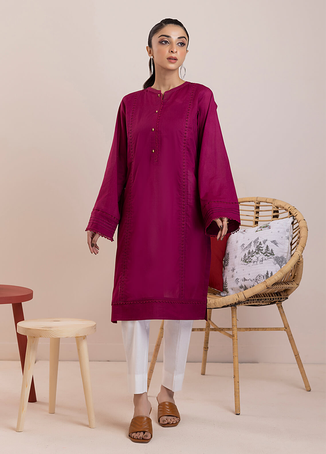 Lakhany Pret Casual Dobby Kurti LSM23SD LG-SS-0110