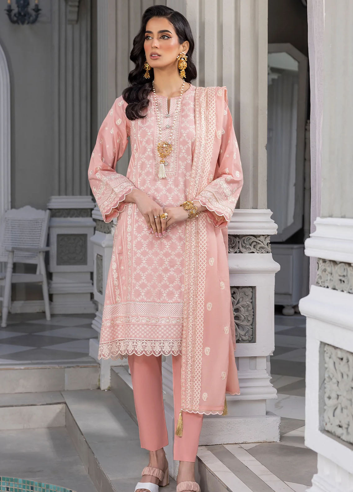 Lakhany Unstitched Embroidered Eid Edition 2024 LG-AM-0060