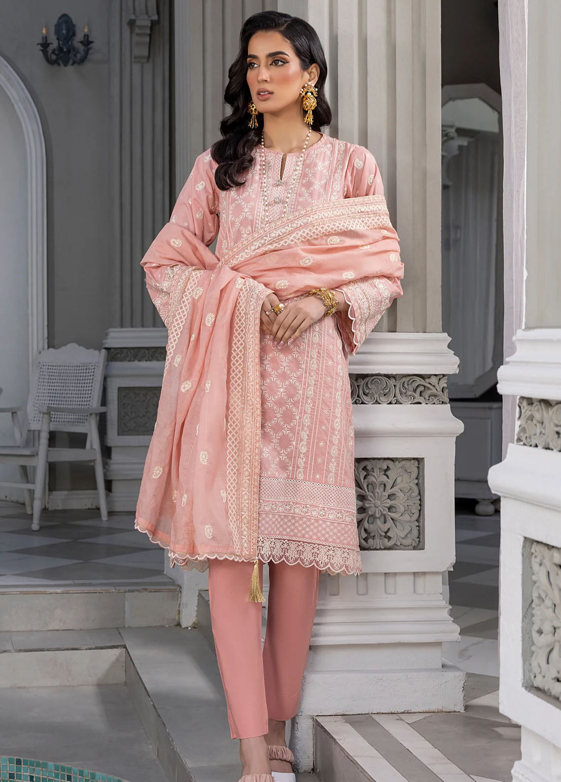 Lakhany Unstitched Embroidered Eid Edition 2024 LG-AM-0060