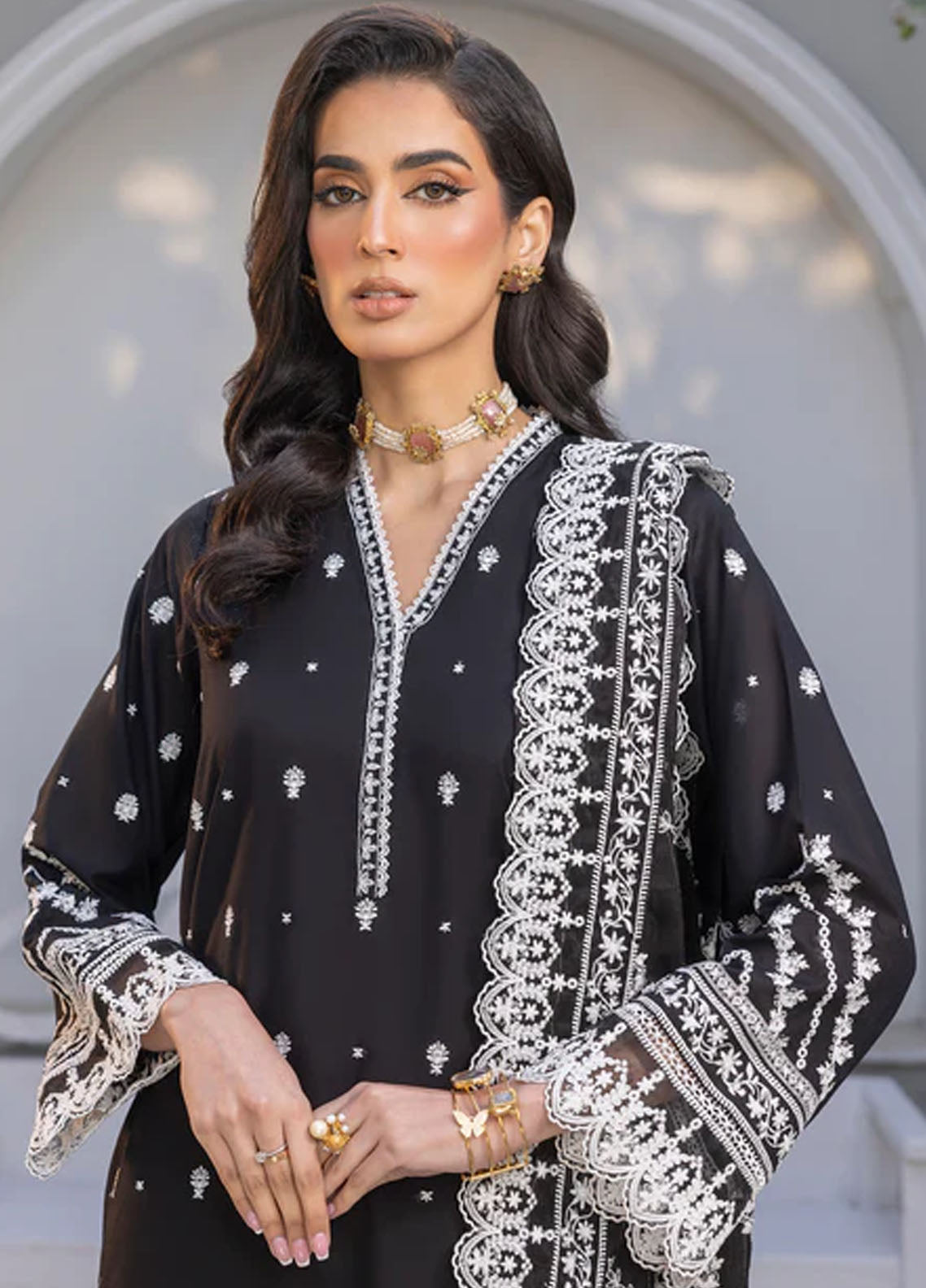 Lakhany Unstitched Embroidered Eid Edition 2024 LG-AM-0061