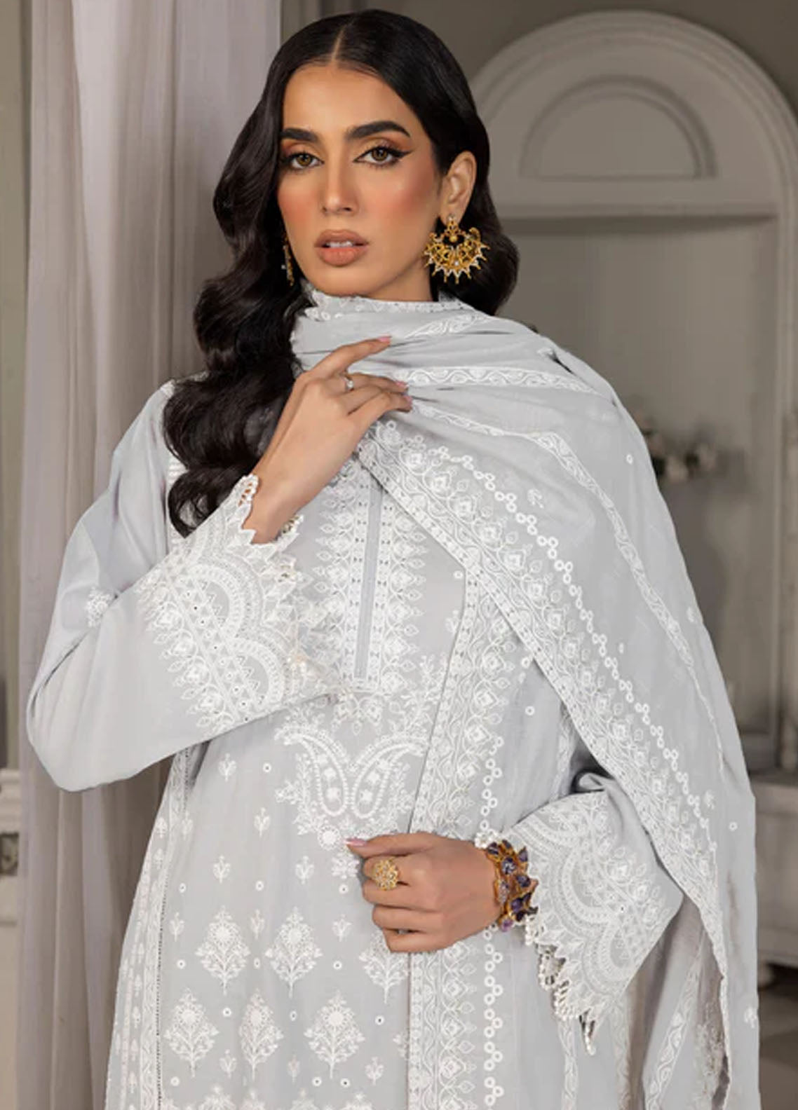 Lakhany Unstitched Embroidered Eid Edition 2024 LG-IZ-0084