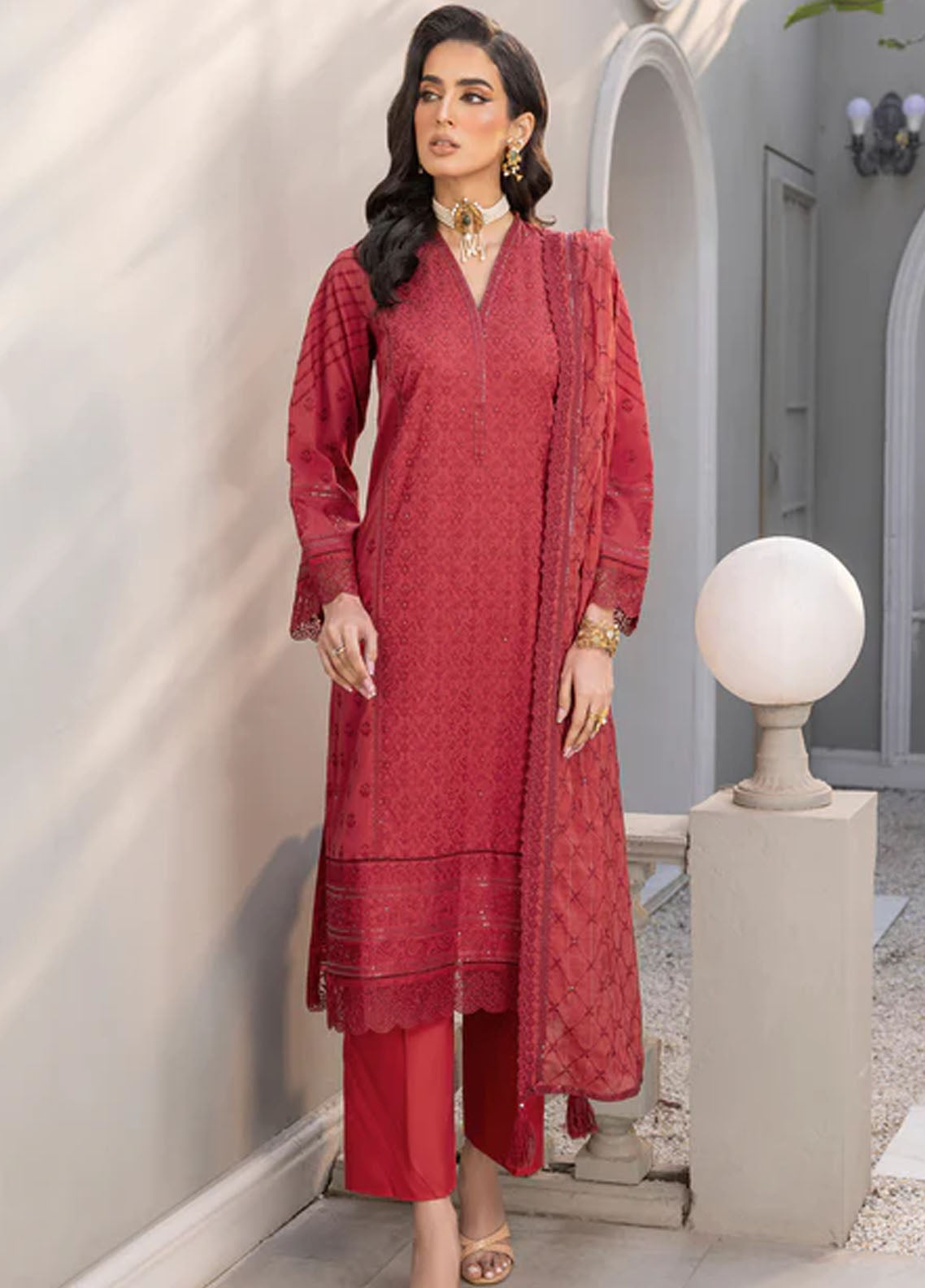 Lakhany Unstitched Embroidered Eid Edition 2024 LG-SR-0168