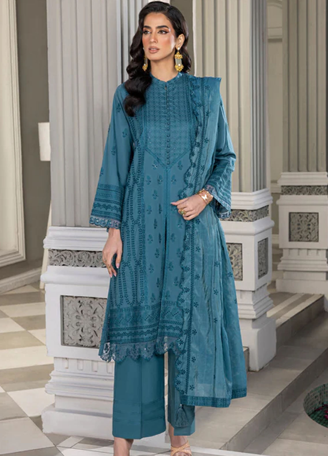 Lakhany Unstitched Embroidered Eid Edition 2024 LG-SR-0170