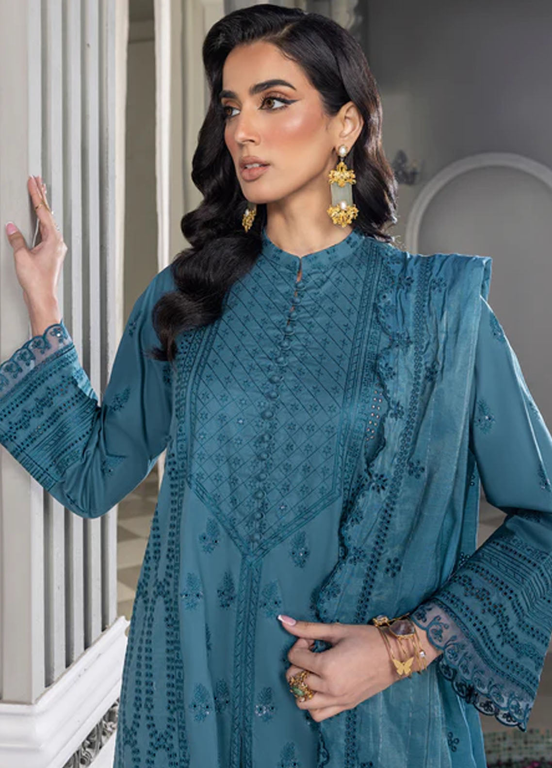 Lakhany Unstitched Embroidered Eid Edition 2024 LG-SR-0170