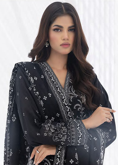 Lakhany Monochrome Black and White Lawn Collection 2024 LG-IG-0185