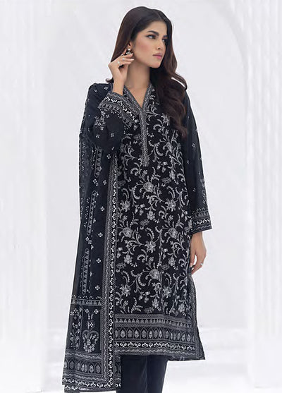 Lakhany Monochrome Black and White Lawn Collection 2024 LG-IG-0185