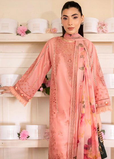 Lamour by Saad Shaikh Luxury Lawn Collection 2024 Blossom