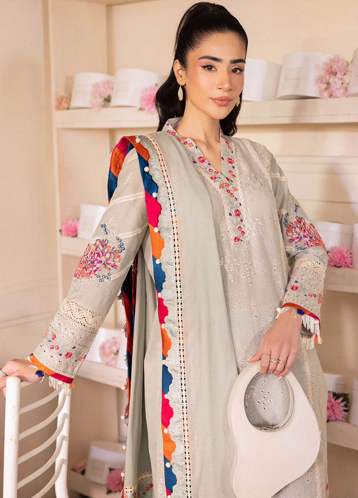 Lamour by Saad Shaikh Luxury Lawn Collection 2024 Elara