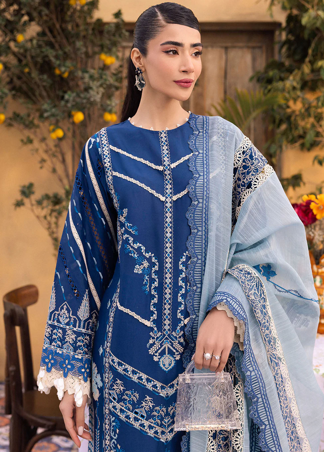 Lamour by Saad Shaikh Luxury Lawn Collection 2024 Noa