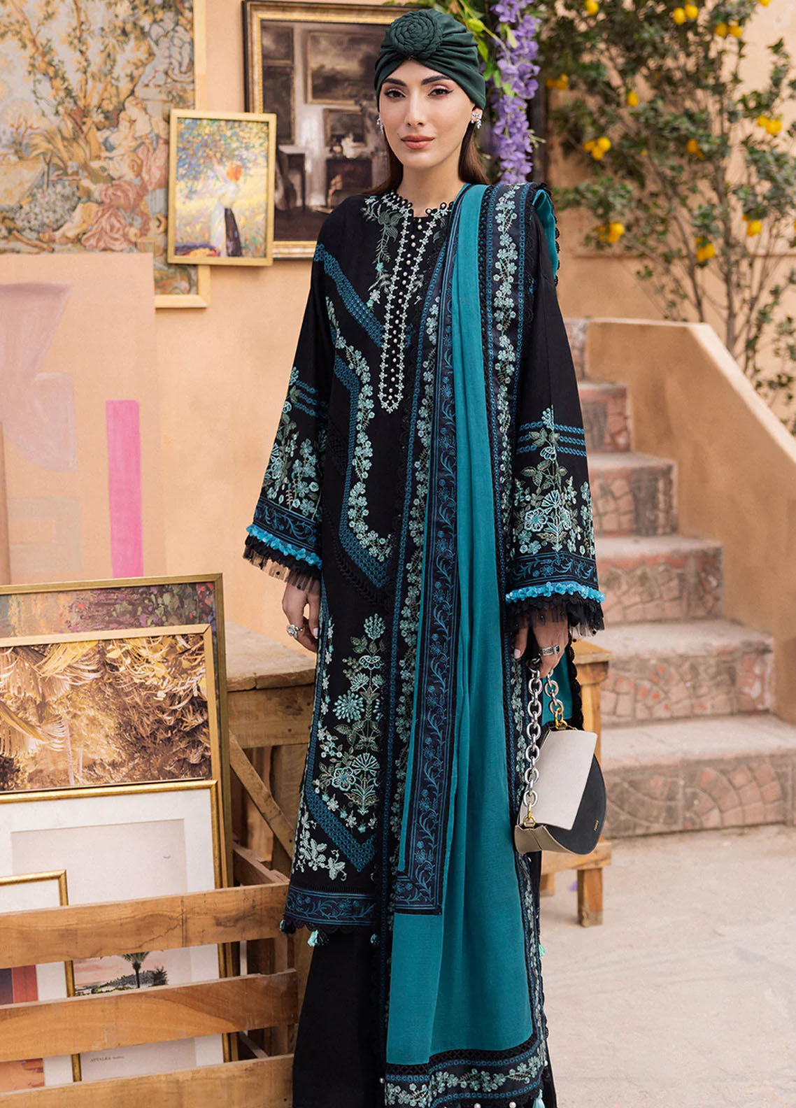 Lamour by Saad Shaikh Luxury Lawn Collection 2024 Reh