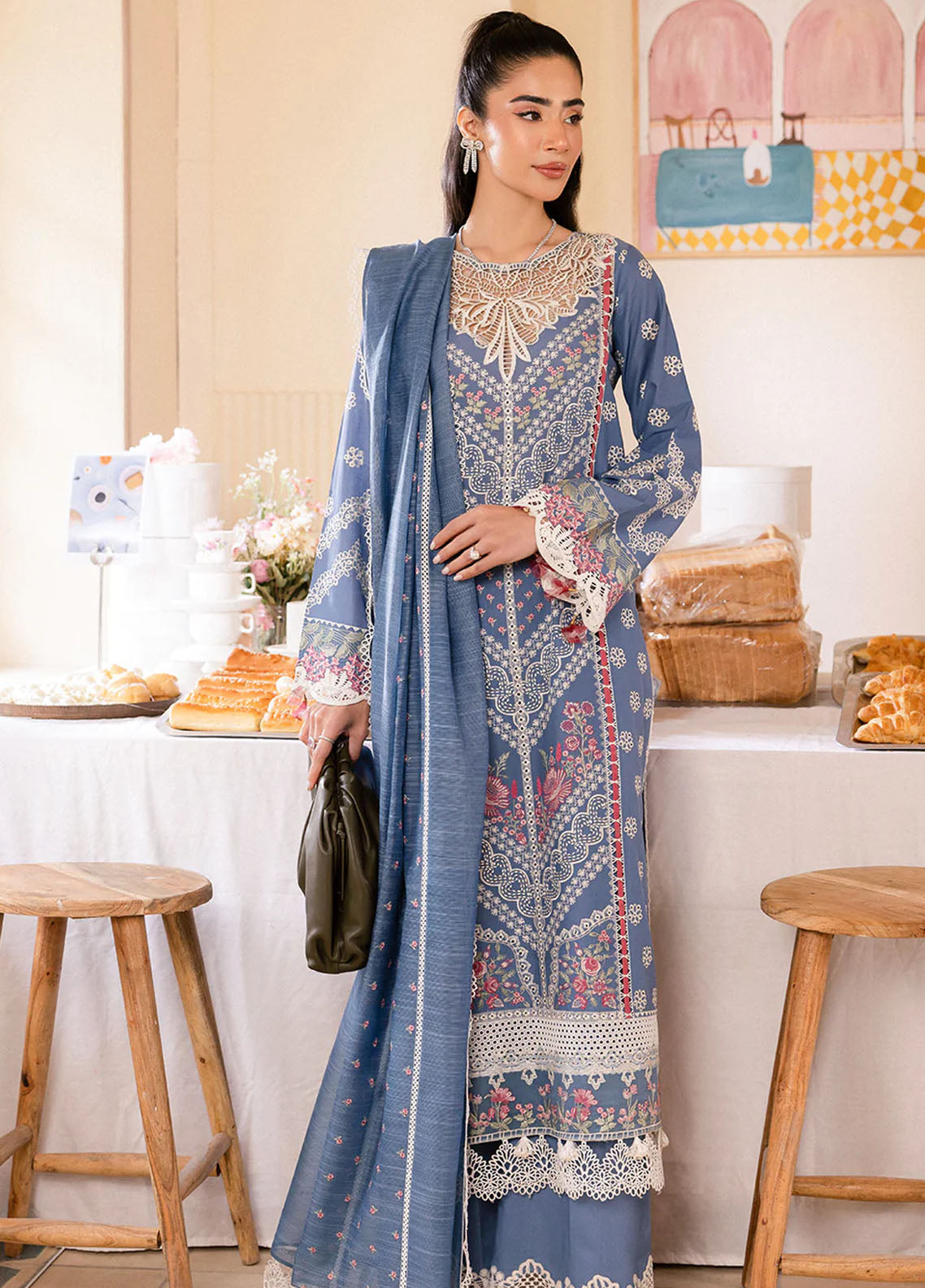 Lamour by Saad Shaikh Luxury Lawn Collection 2024 Una