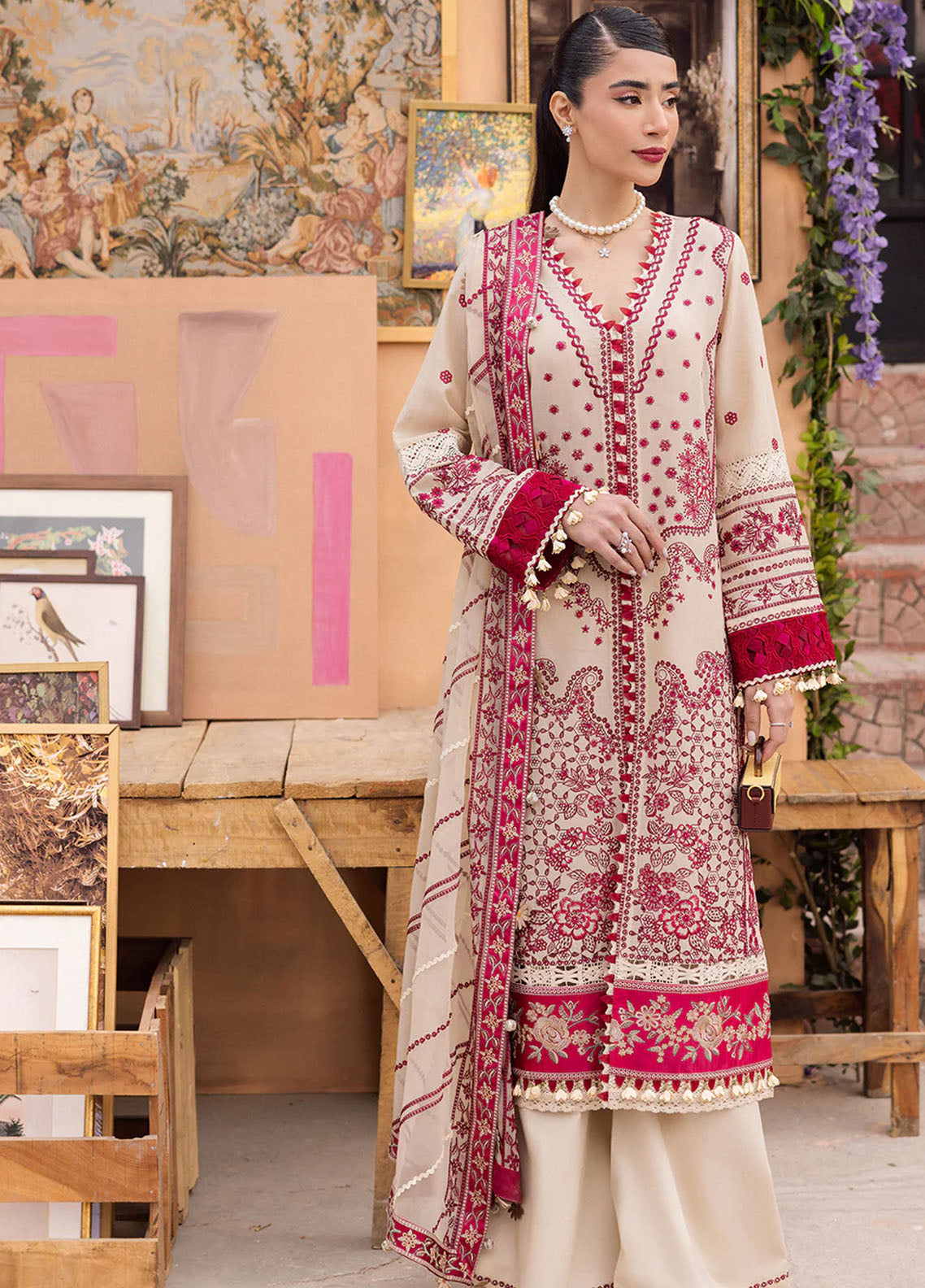 Lamour by Saad Shaikh Luxury Lawn Collection 2024 Zena