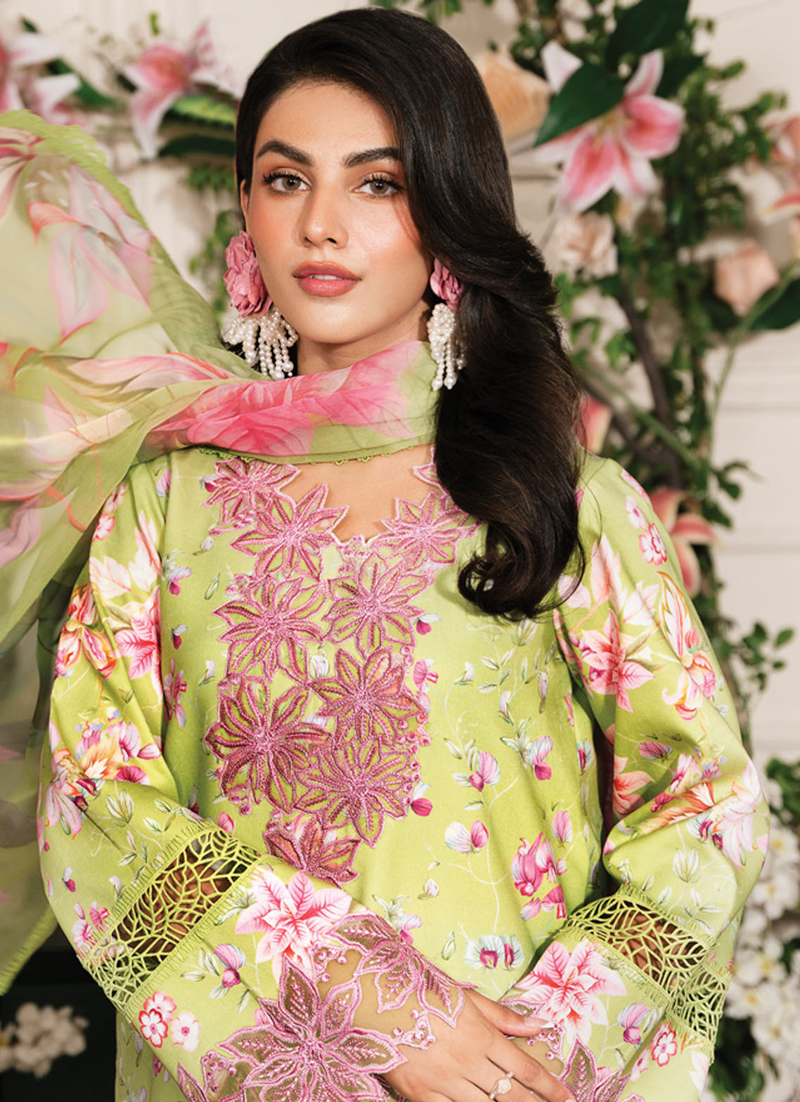 Lifestyle by Rang Rasiya Unstitched Lawn Edit 2024 Flora