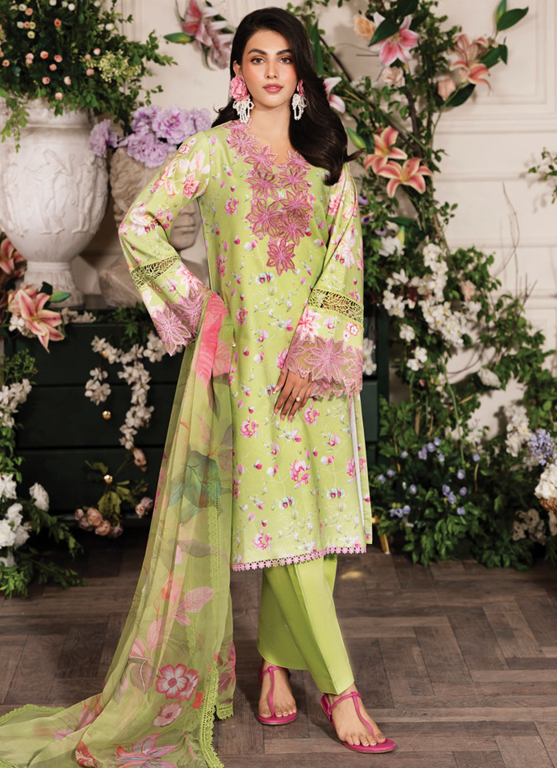 Lifestyle by Rang Rasiya Unstitched Lawn Edit 2024 Flora