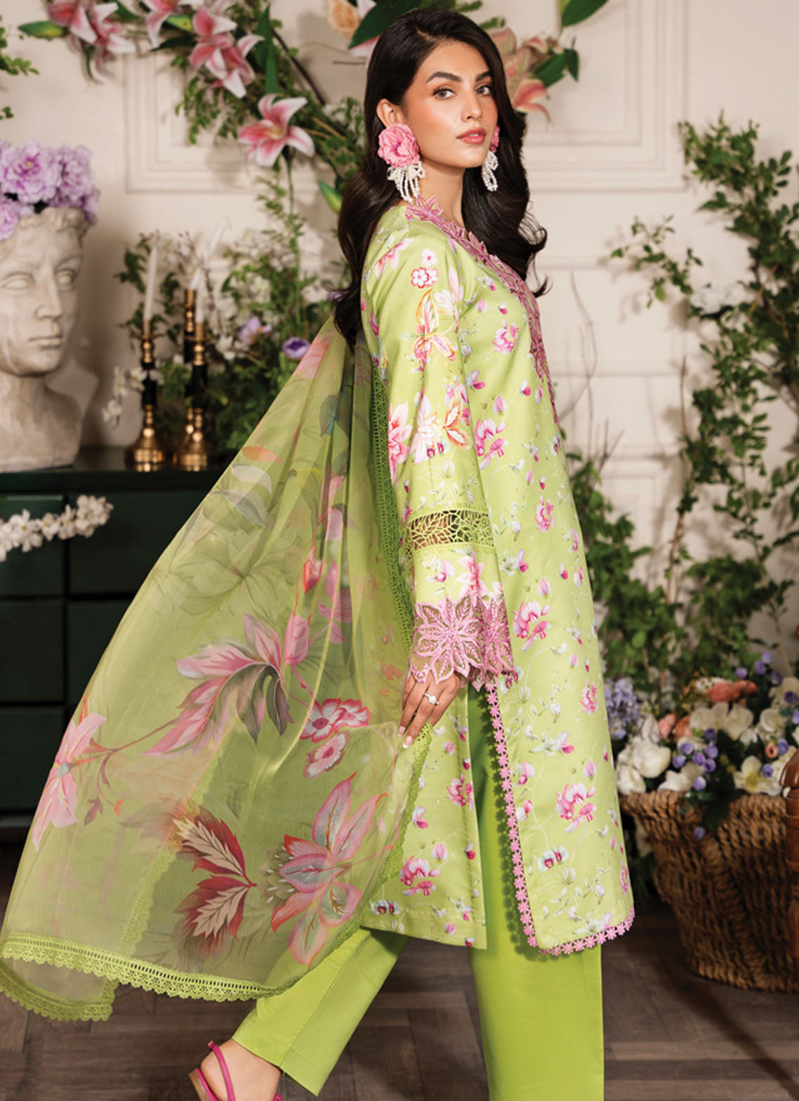 Lifestyle by Rang Rasiya Unstitched Lawn Edit 2024 Flora