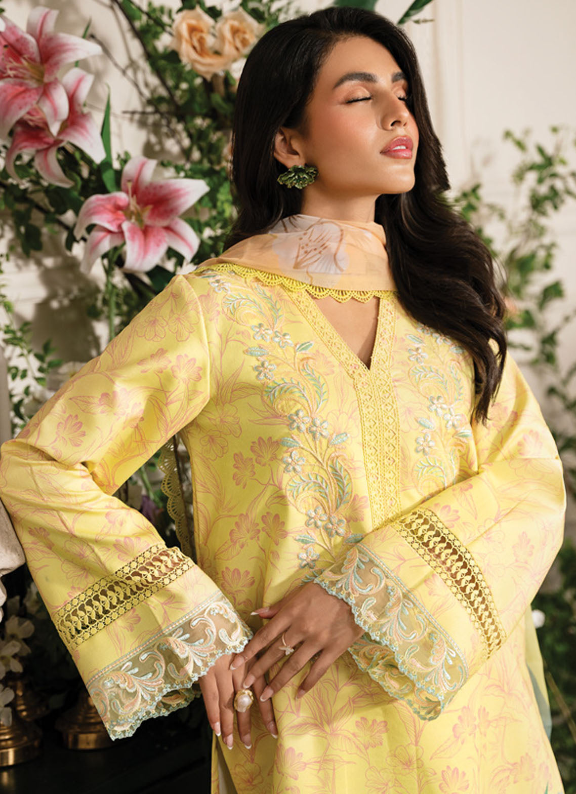 Lifestyle by Rang Rasiya Unstitched Lawn Edit 2024 Sun Kissed