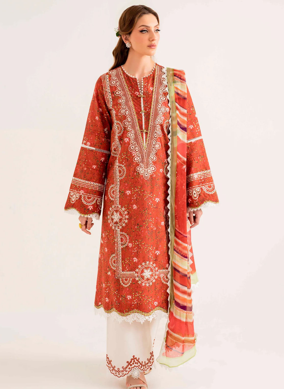 Lila by Sable Vogue Unstitched Lawn Collection 2024 SAL-01-24