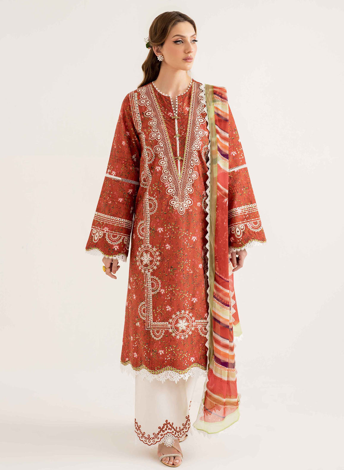 Lila by Sable Vogue Unstitched Lawn Collection 2024 SAL-01-24