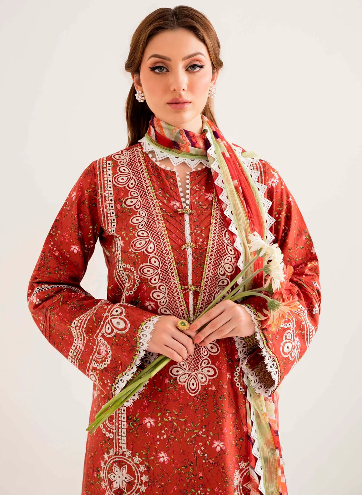 Lila by Sable Vogue Unstitched Lawn Collection 2024 SAL-01-24