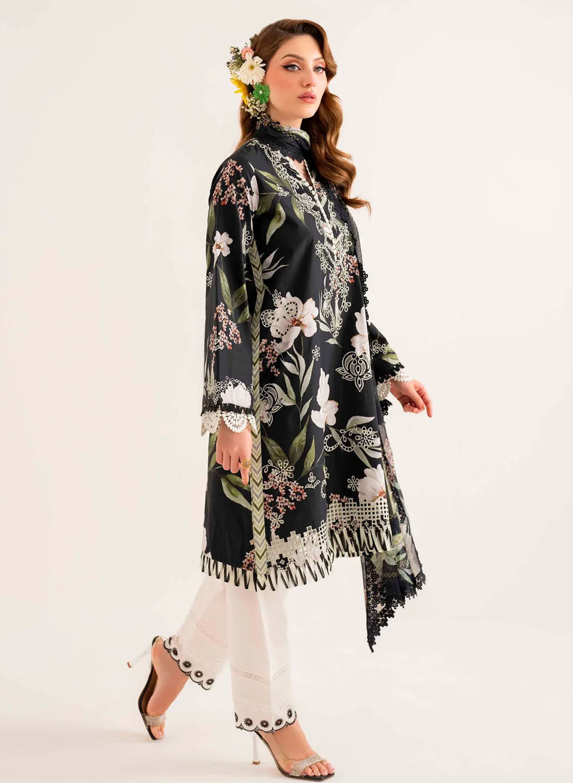 Lila by Sable Vogue Unstitched Lawn Collection 2024 SAL-03-24