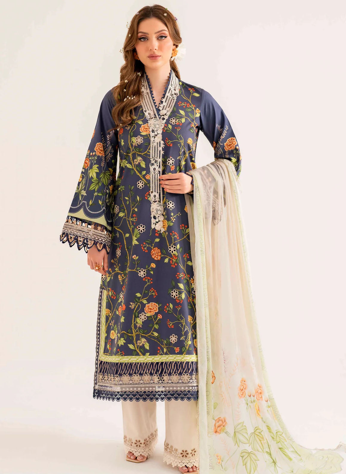 Lila by Sable Vogue Unstitched Lawn Collection 2024 SAL-06-24