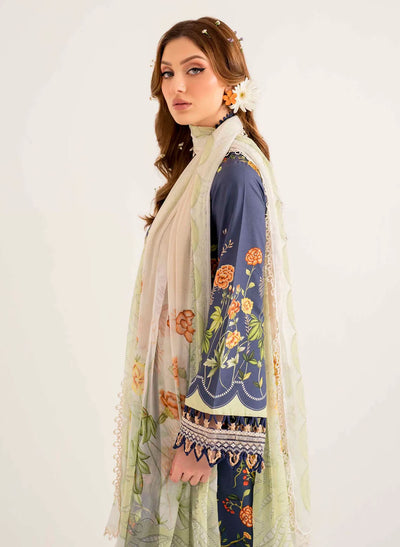 Lila by Sable Vogue Unstitched Lawn Collection 2024 SAL-06-24