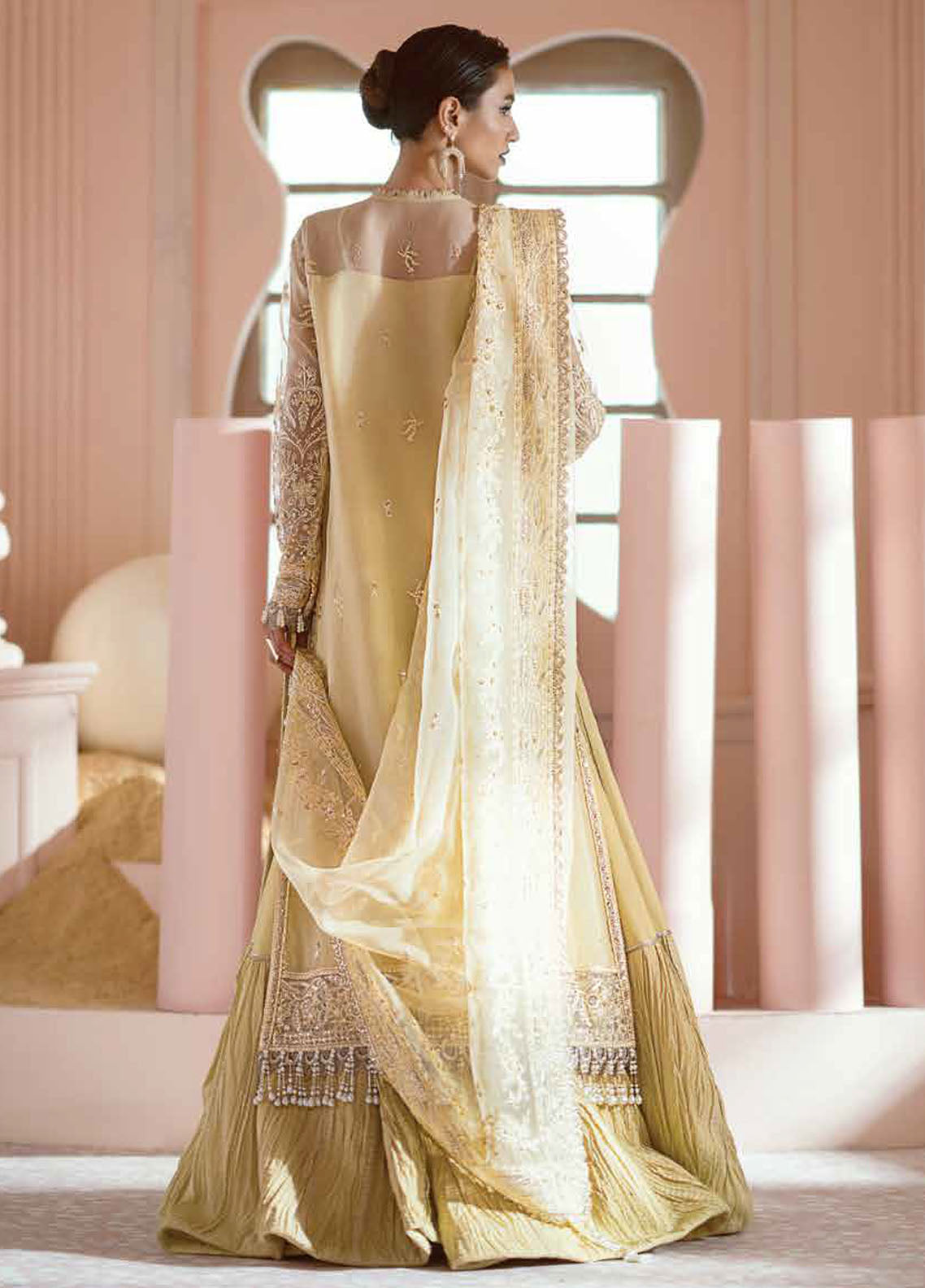 Luminara By Ayzel Embroidered Organza Suit Unstitched 3 Piece AAF24L AWF-02 Leia - Formal Collection