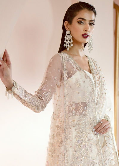 Luminara By Ayzel Embroidered Organza Suit Unstitched 3 Piece AAF24L AWF-08 Sora - Formal Collection