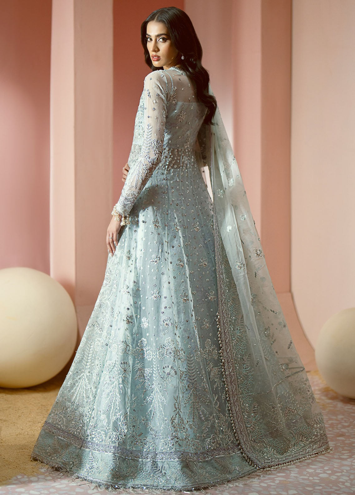 Luminara By Ayzel Embroidered Organza Suit Unstitched 3 Piece AAF24L AWF-09 Talia - Formal Collection