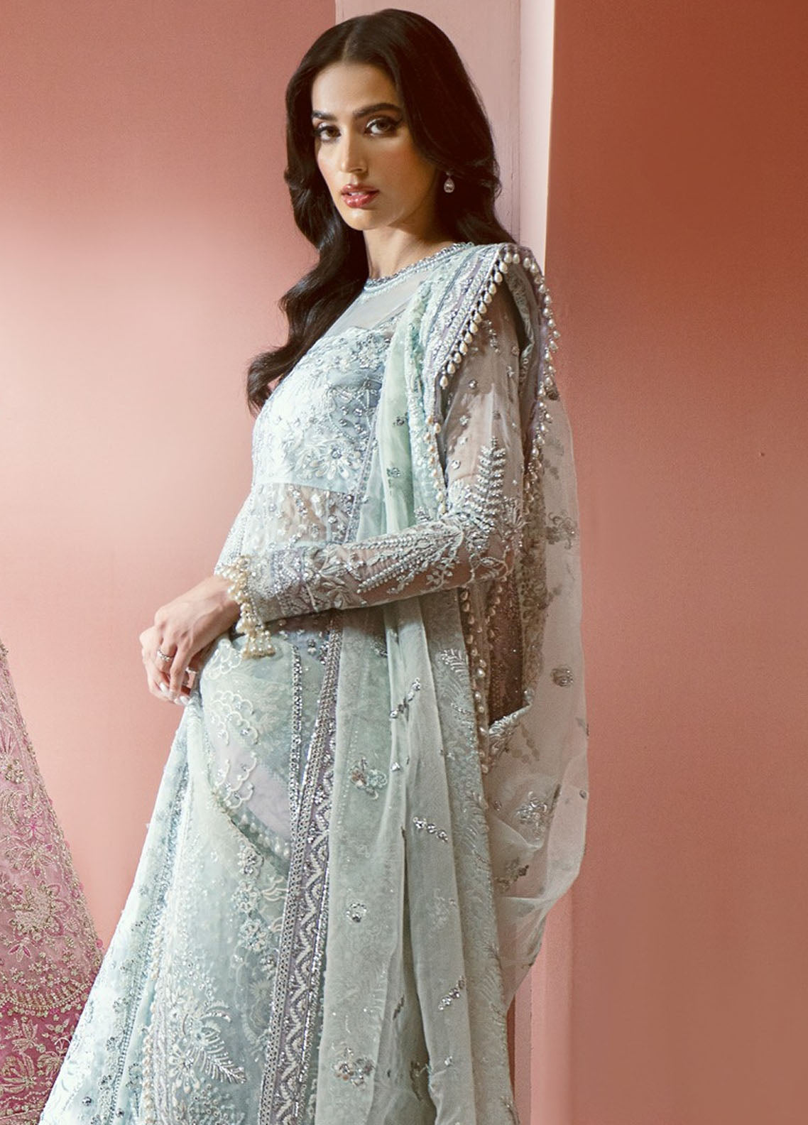 Luminara By Ayzel Embroidered Organza Suit Unstitched 3 Piece AAF24L AWF-09 Talia - Formal Collection