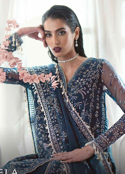 Luminara By Ayzel Embroidered Organza Suit Unstitched 3 Piece AAF24L AWF-10 Mela - Formal Collection