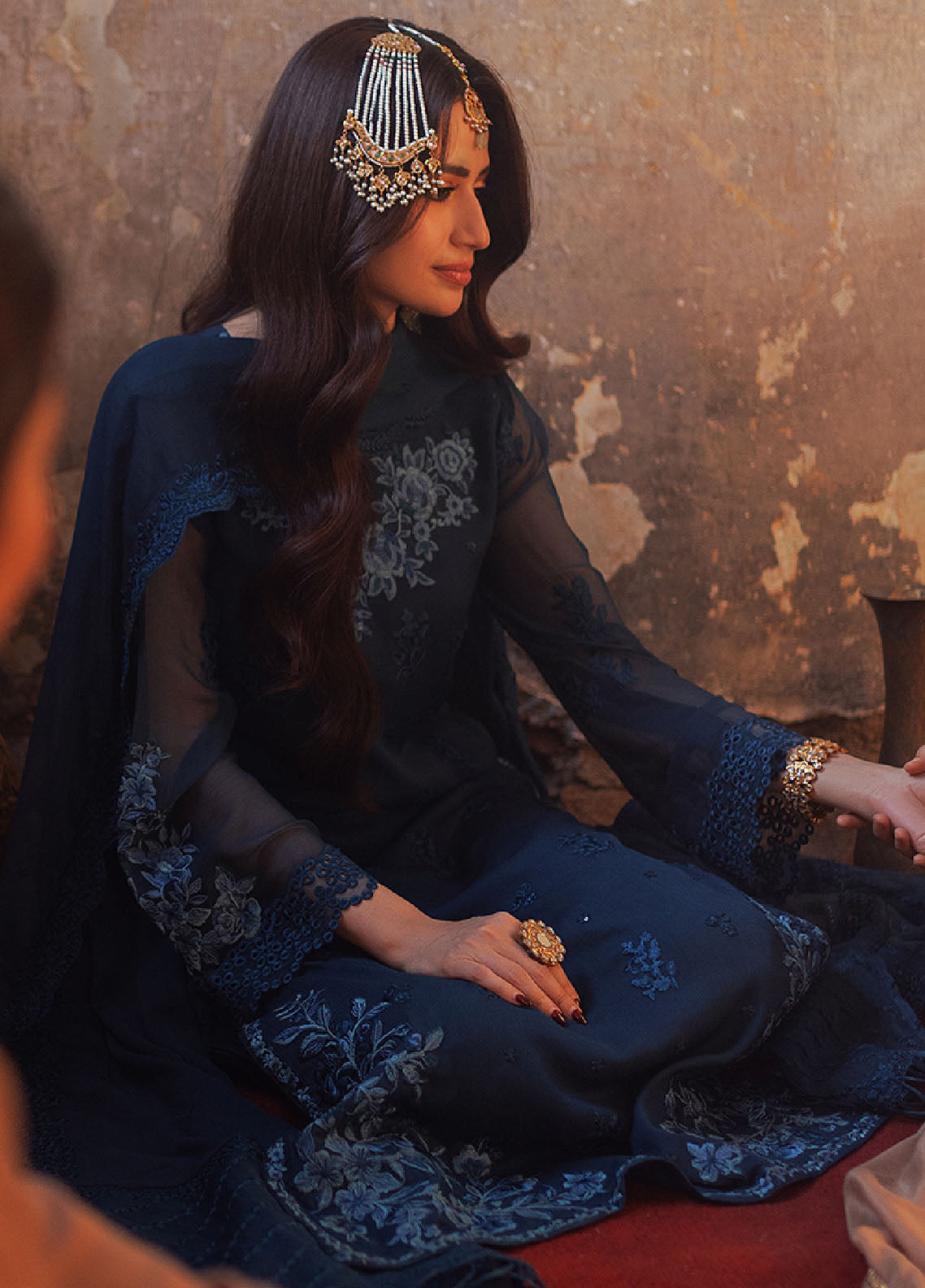Luxe by Azure Unstitched Embroidered Eid Affair 2024 BBAS-123 Botanical Bliss
