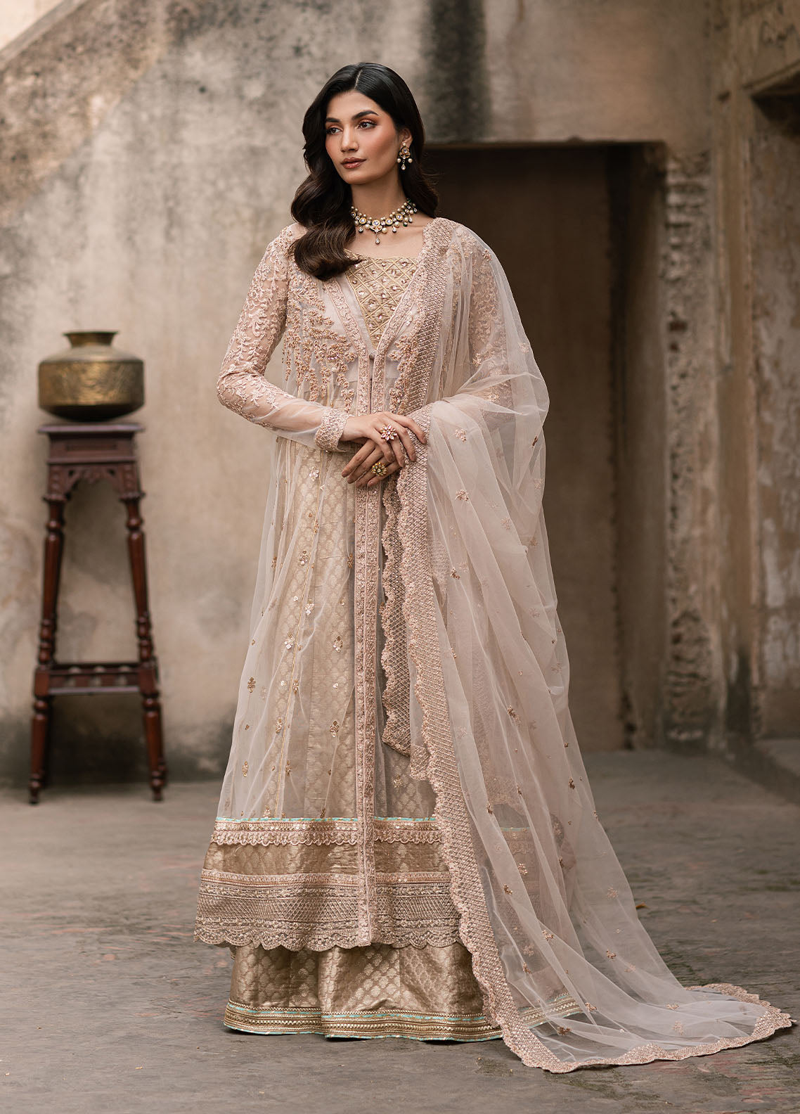 Luxe by Azure Unstitched Formals Collection 2024 Ethereal Majesty