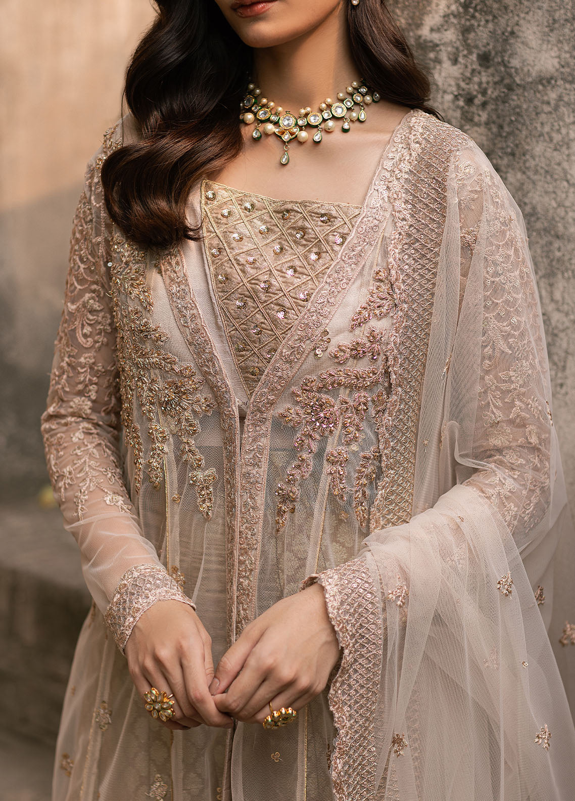 Luxe by Azure Unstitched Formals Collection 2024 Ethereal Majesty