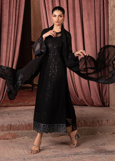 Luxe by Azure Unstitched Formals Collection 2024 Noir Mystique