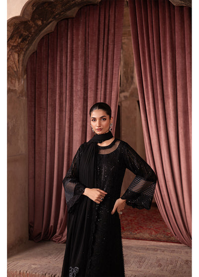 Luxe by Azure Unstitched Formals Collection 2024 Noir Mystique