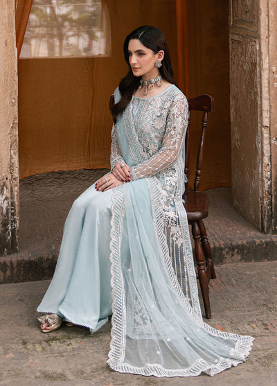 Luxe by Azure Unstitched Formals Collection 2024 Dreamy Azure