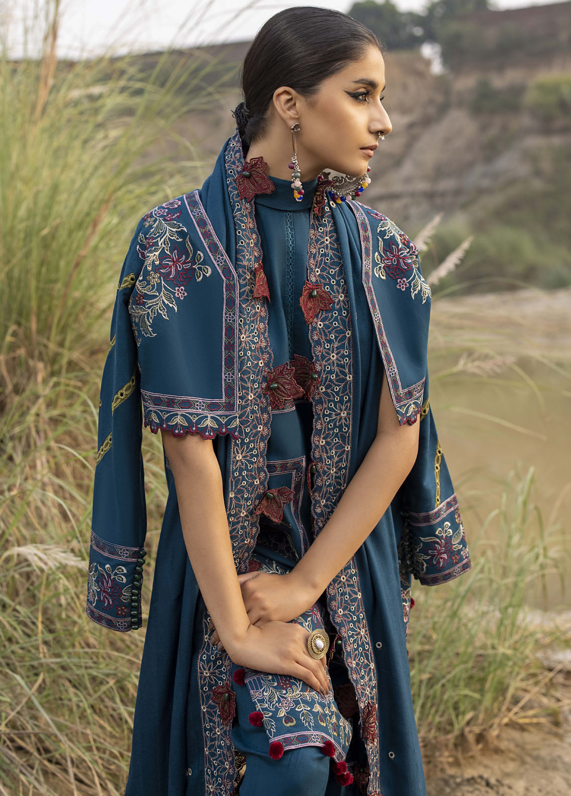 Lyra by Meerak Unstitched Winter Collection 2024 D-01 Ghazal