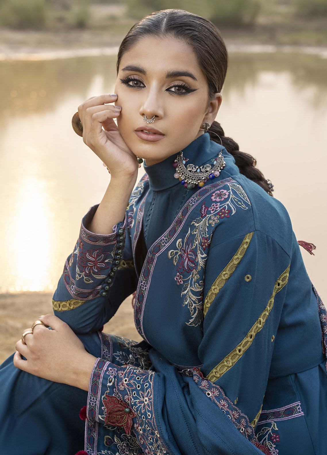 Lyra by Meerak Unstitched Winter Collection 2024 D-01 Ghazal