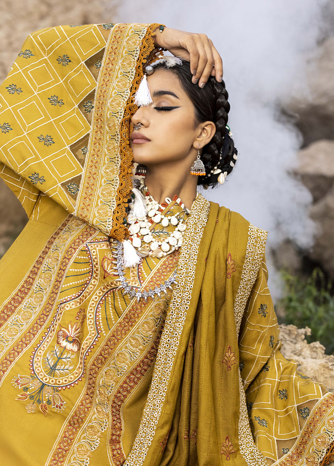 Lyra by Meerak Unstitched Winter Collection 2024 D-06 Mushq