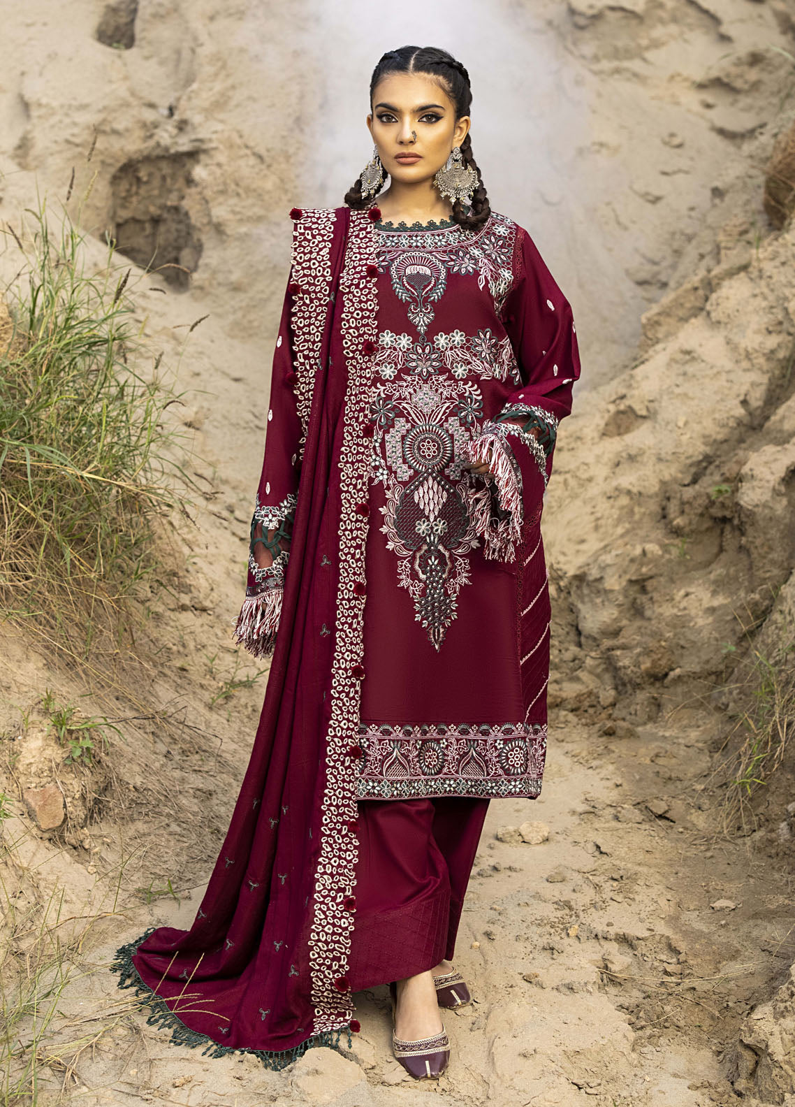 Lyra by Meerak Unstitched Winter Collection 2024 D-08 Sarosh