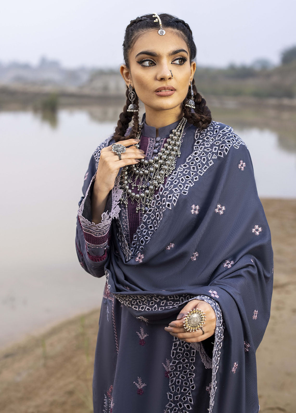 Lyra by Meerak Unstitched Winter Collection 2024 D-10 Zoha