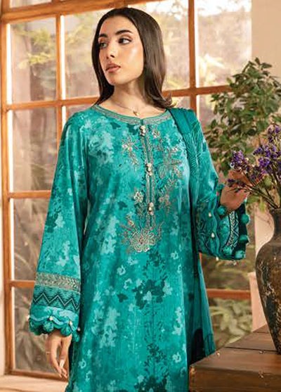M Basic by Maria B Embroidered Lawn Suits Unstitched 3 Piece MB25EE D-10 A